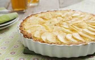 appelvlaai met pudding